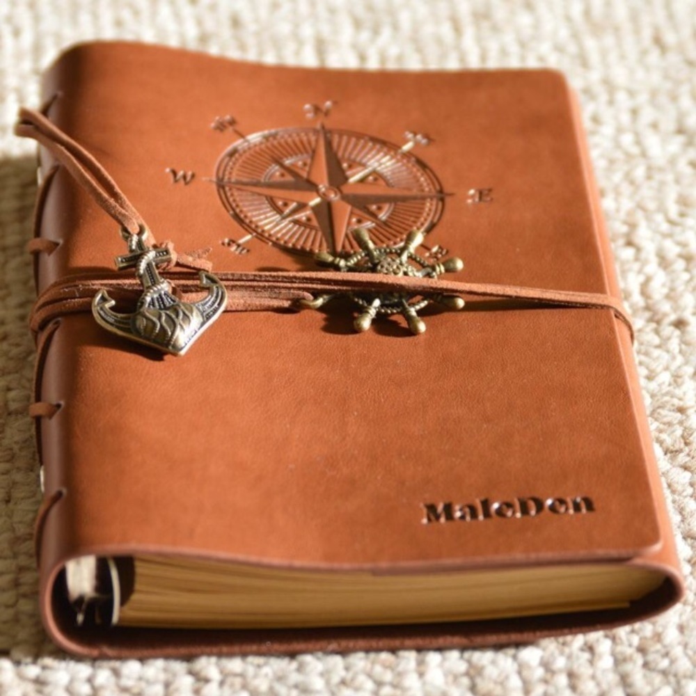 🗝 Leather Password Book Journal Travel Diary 📔 - Picture 15 of 16